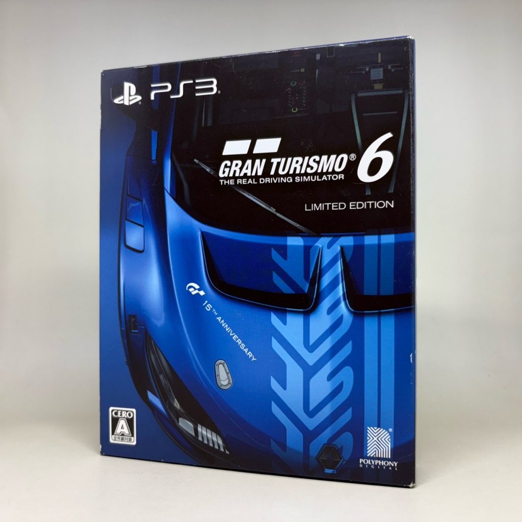 GT Gran Turismo 6 Limited Edition (PS3) | PlayStation 3 Original BD Game | Zone 3 Asia | English | ส