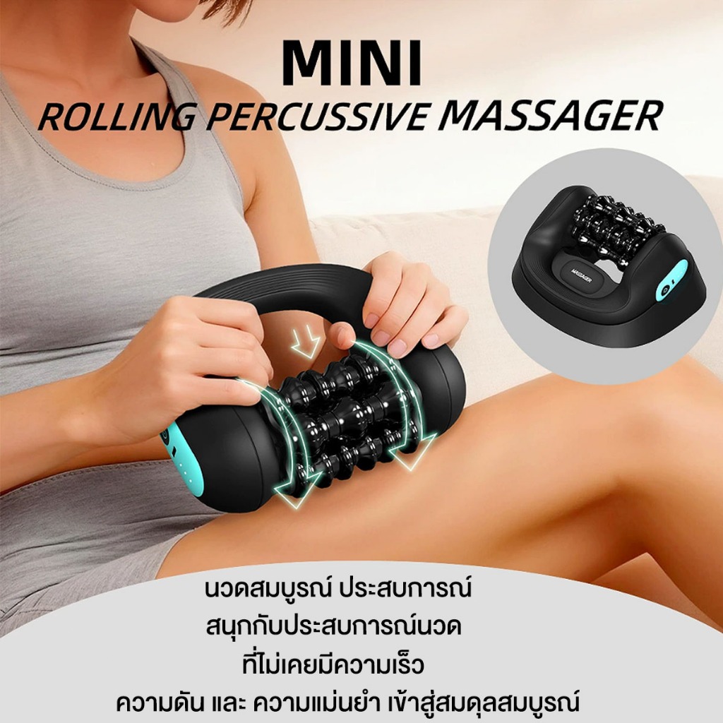 NC-XIOAM เครื่องนวดมือถือ ปืนนวดไฟฟ้า นวดกล้ามเนื้อที่นวดไฟฟ้า พกพาสะดวก เครื่องนวดแขน เครื่องนวดหลัง เครื่องนวดไหล่และค - รูปที่ 2