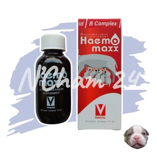 Haemomaxx 100ml (Exp.12/2027) วิตามิน เหมาะกับลูกสุนัข ลูกแมว แม่สุนัขหลังคลอดลูกหรือให้นมลูก