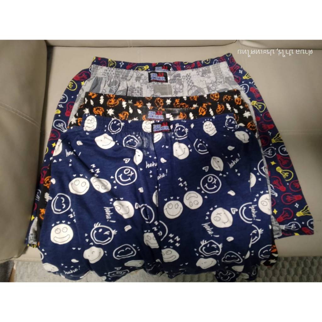 กางเกงBOXER/ผู้ชาย/ผู้หญิง/เนื้อผ้าCotton/ไม่ย้วย/งานดีมากๆ