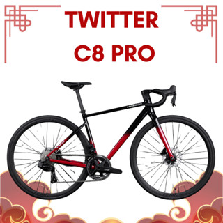 MOSSO X TWITTER  รุ่น C8 PRO EDS จักรยานเสือหมอบ NEW2025