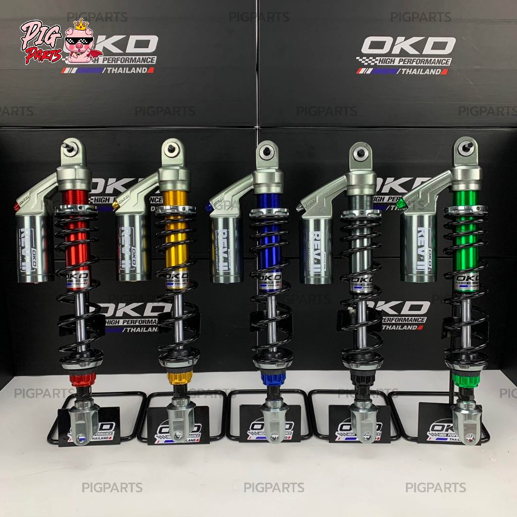 โช้คหลังOKD (ตัวท็อป) รุ่น Rev II สำหรับ Forza300 ,Forza350 ความยาว400mm โช็ค forza350 โช๊ค forza300