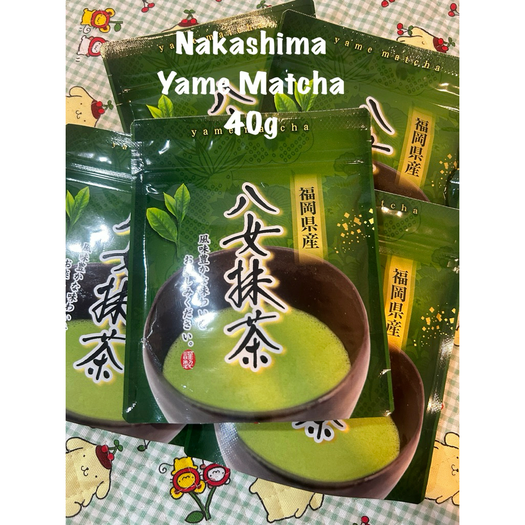 yame matcha จากยาเมะ เมืองฟุคุโอกะ ชาเขียวมัทฉะ ของแท้ Japan