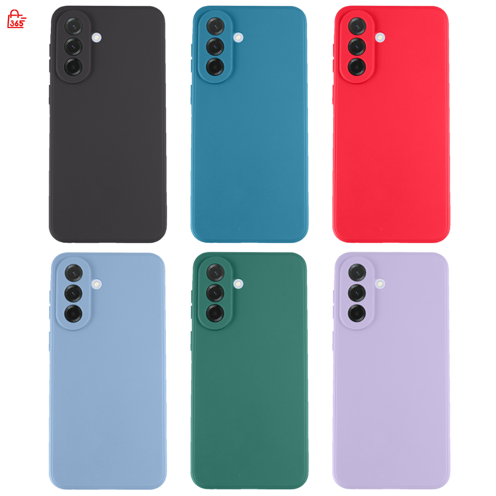 เคส สำหรับ Samsung Galaxy A37 5G เคสซิลิโคนนิ่ม สีพื้น กันกล้อง TPU บาง