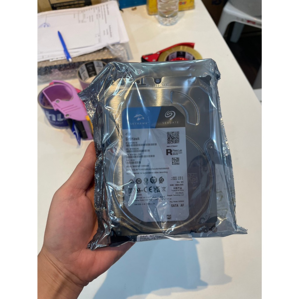 ฮาร์ดดิส Seagate SkyHawk 4TB, 8TB, 10TB