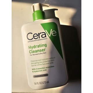 ฉลากไทย เซราวี ไฮเดรดิ้ง คลีนเซอร์ 473 ml CERAVE HYDRATING CLEANSER 473 ML