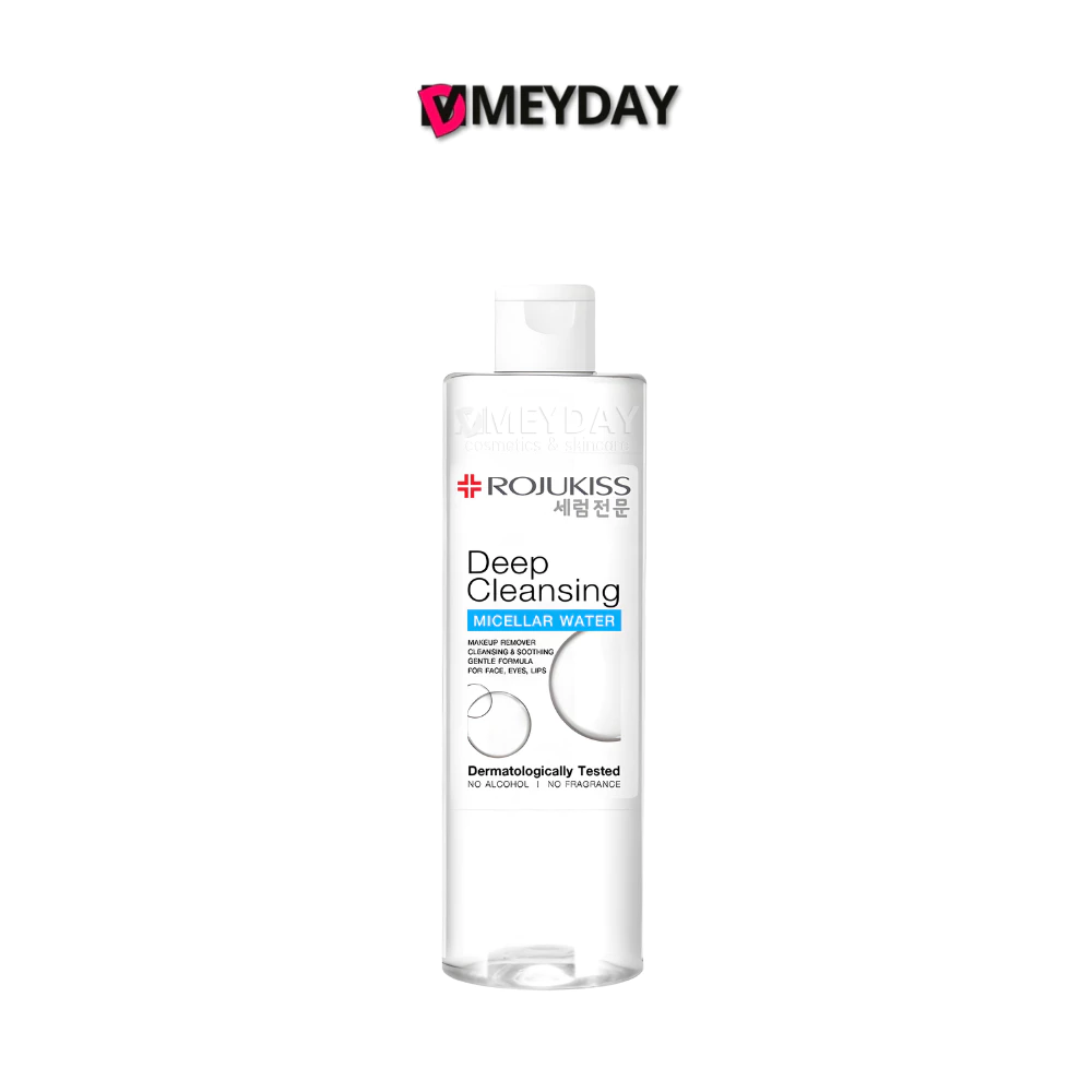 Rojukiss Deep Cleansing Micellar Water โรจูคิส ดีพ คลีนซิ่ง 400ml