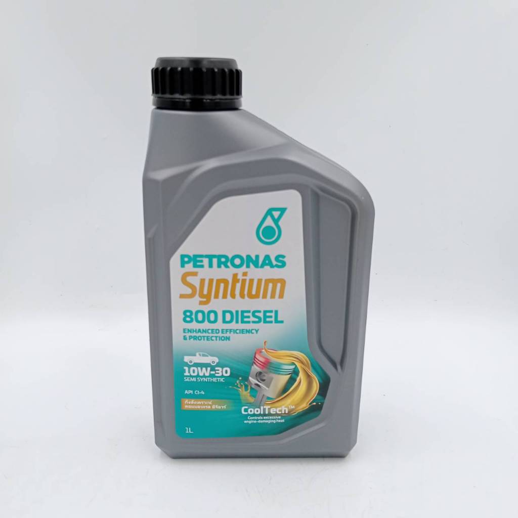 น้ำมันเครื่องดีเซล PETRONAS Syntium 800 Diesel 10W-30 ขนาด 1 ลิตร กึ่งสังเคราะห์