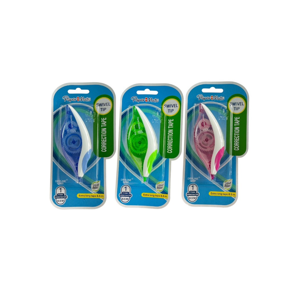 เทปลบคำผิด เทปป้าย ลิควิด เปเปอร์ Paper Mate Drylin ยาว 8.5 เมตร