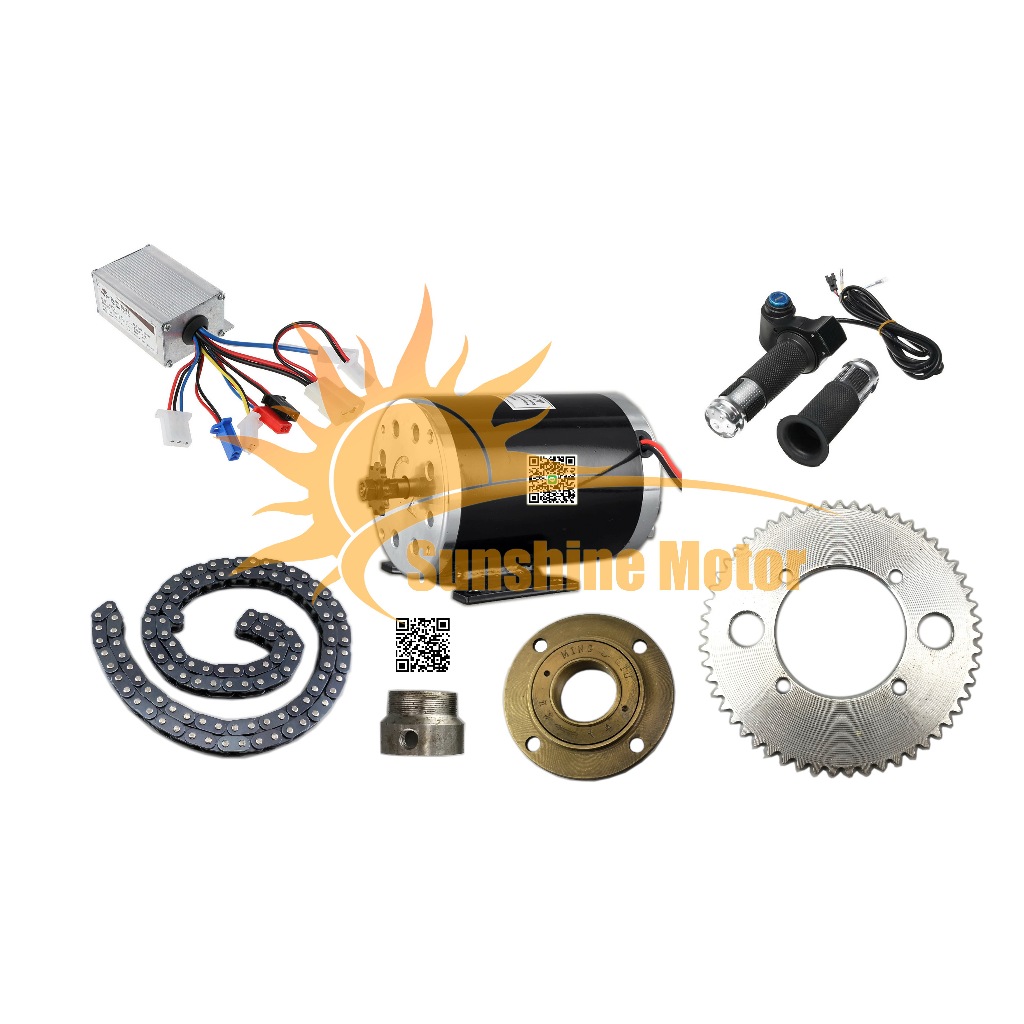 (สต๊อกในไทย) 24V 500W ชุดติดตั้งจักรยานไฟฟ้า High Speed Electric Tricycle Ebike Conversion Kit