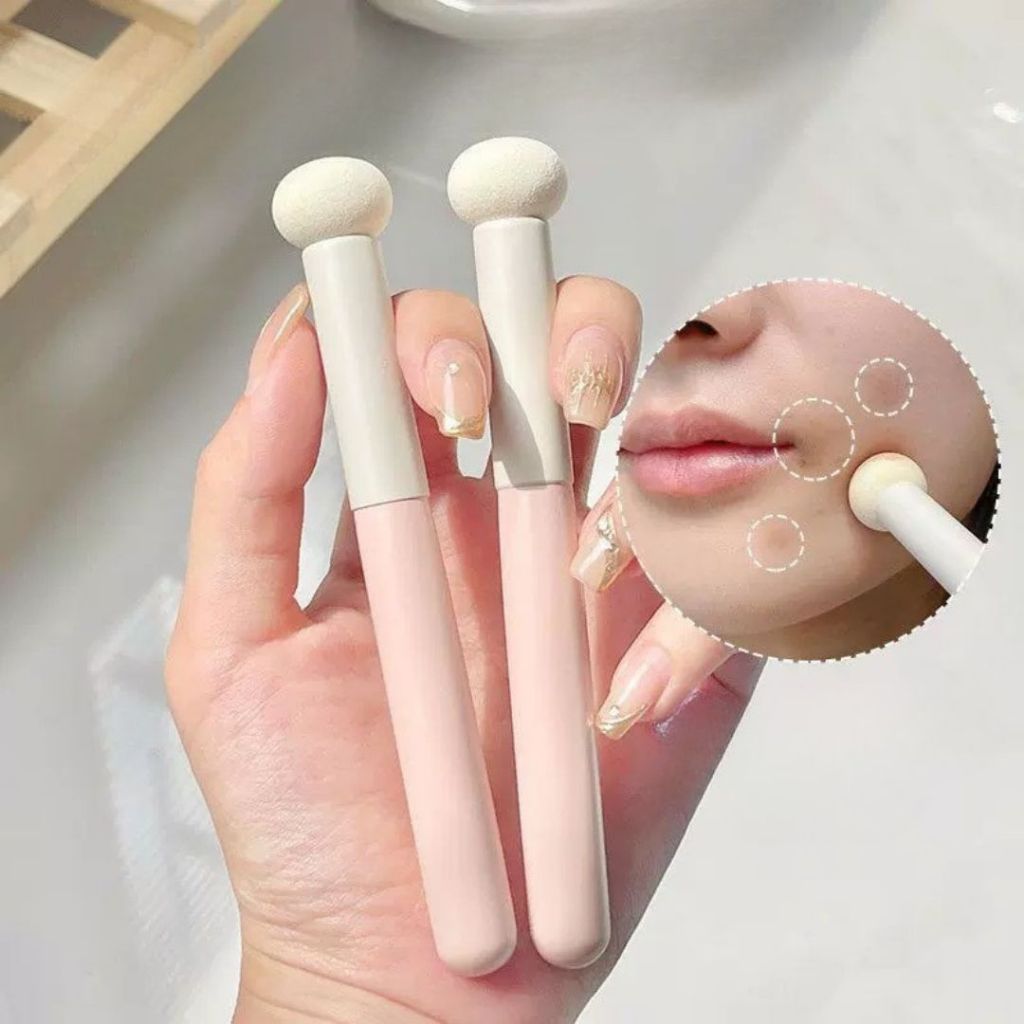 BRUSH-CONCL🧀 แปรงคอนซีลเลอร์ หัวแปรงฟองน้ำนิ่ม เบลนให้เรียบเนียน แปรงแต่งหน้า เตรียมผิว อันเล็ก พกพาง่าย🧀