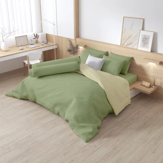 [ถูกที่สุด] Frolina Home Microtex ชุดผ้าปู ( Clearance ) Solid 330 TC ป้องกันไรฝุ่น รัดมุม 14 นิ้ว