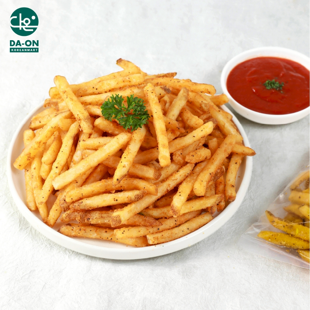 เฟรนช์ฟรายส์ปรุงรสเคจุนฟรายส์แมคเคน 125 กรัม French Fries Cajun Fries McCain 125g.