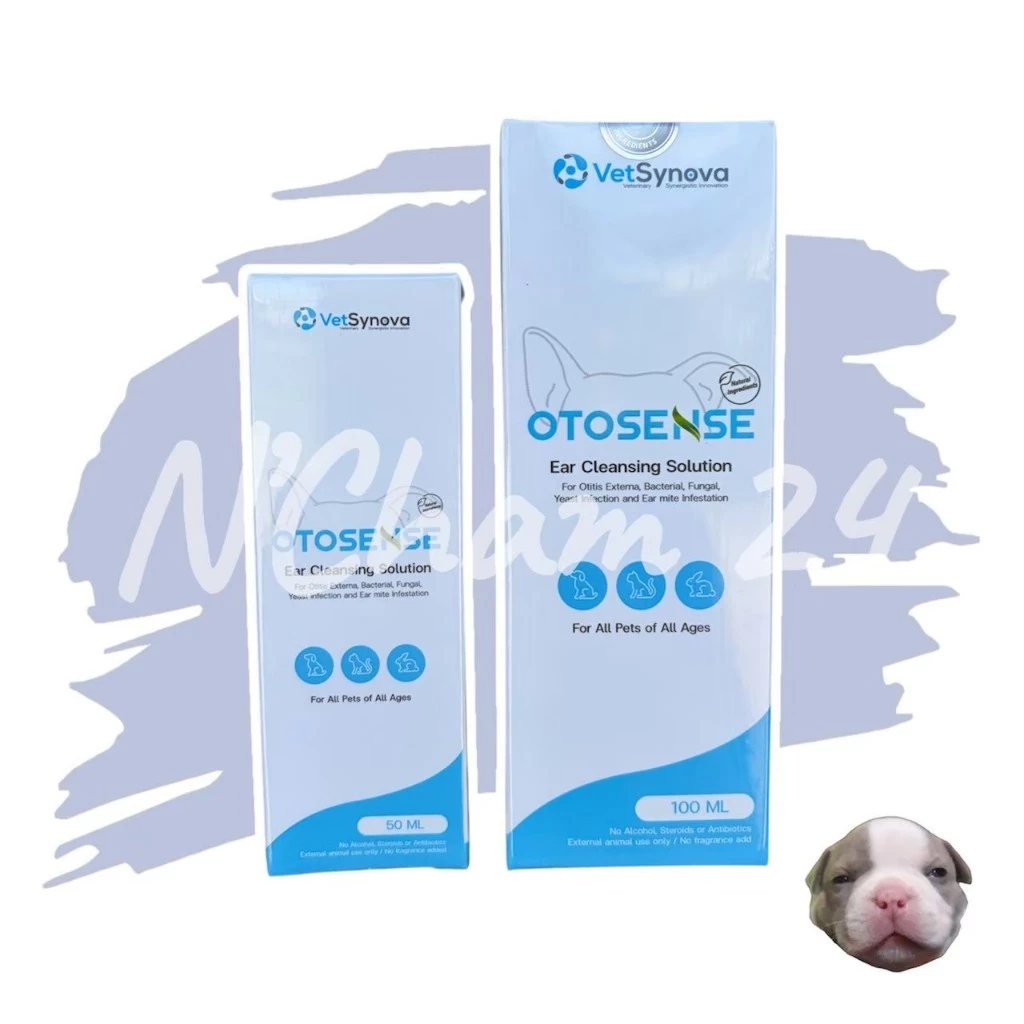 Otosense 50 ml (Exp.8/2028) น้ำยาเช็ดหูสารสกัดจากธรรมชาติ ช่วยกำจัดไรหู ลดการระคายเคือง