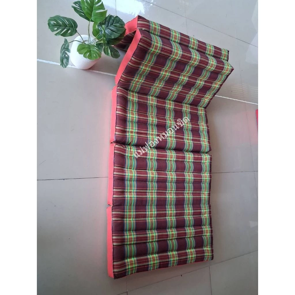 ที่นอนขนาด70cm.5พับ ขนาด70×175ซม. ลายสก๊อต thumbnail 6