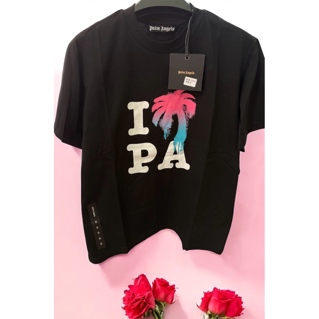 เสื้อยืดแขนสั้น แบรนด์ Palm Angels Oversize