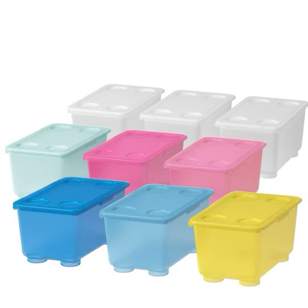 IKEA - กล่องเซต 3 ใบอิเกีย GLIS กล่องกลีส กล่องใส่อเนกประสงค์ อิเกีย