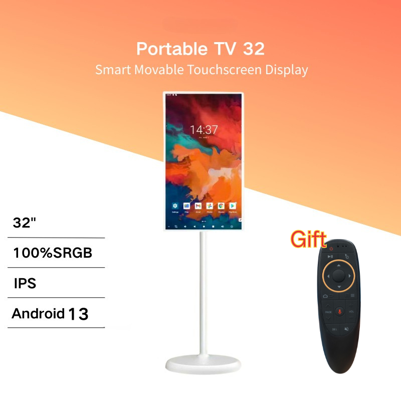 【LOCAL WARRANTY】Portable TV Smart Touch Screen TV| จอทัชสกรีน 32 นิ้ว Android OS 13 |Touch Screen 100%SRGB Monitor