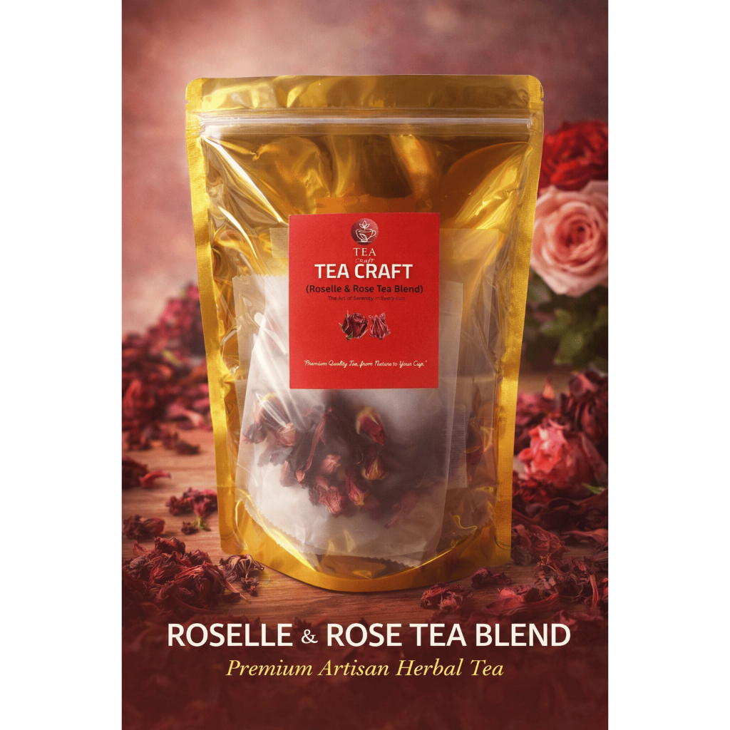 Tea Craft ชากระเจี๊ยบผสมกุหลาบแดง (Roselle & Rose Tea Blend)