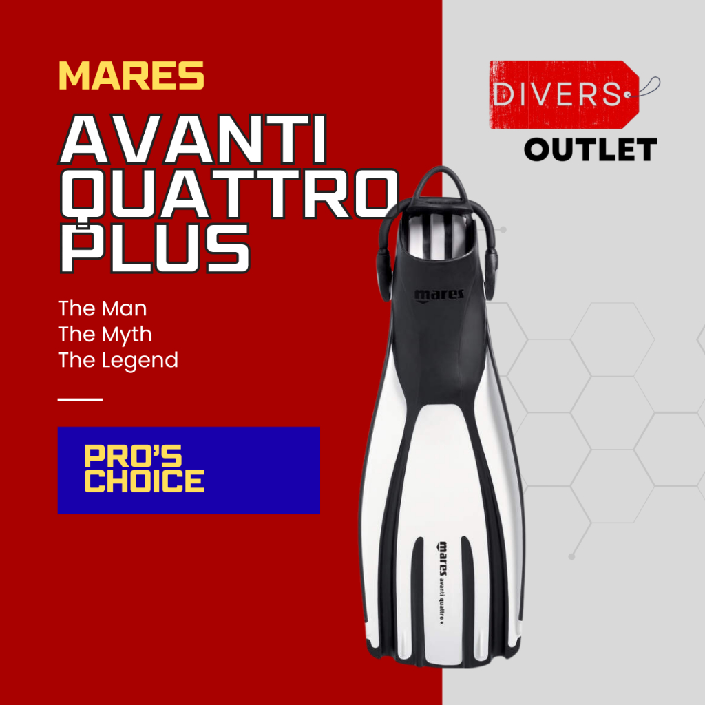 Mares Avanti Quattro Plus Scuba Diving Fins