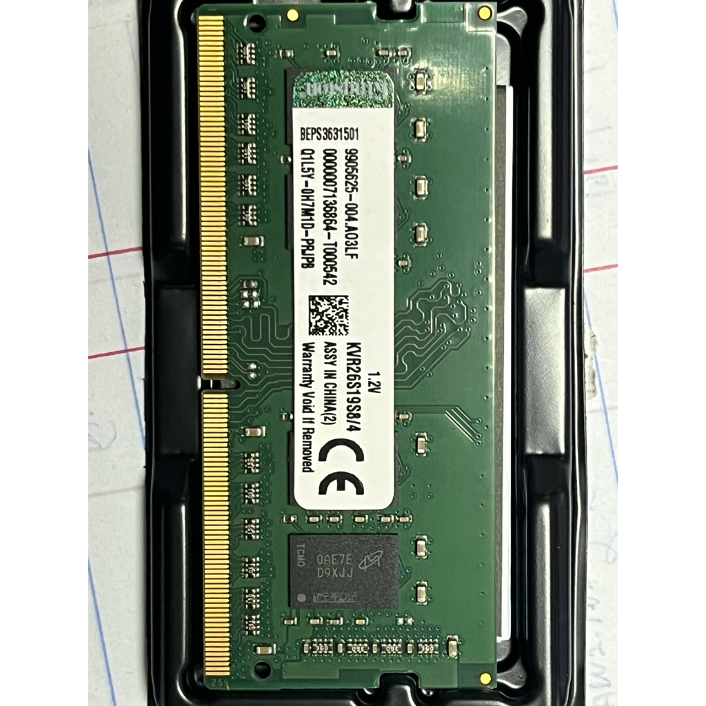 Ram kingston DDR4 4GB 2666MHz