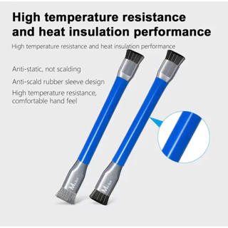 MAANT M090A / M090B แปรงทำความสะอาดหัวคู่ป้องกันไฟฟ้าสถิตย์สำหรับซ่อมโทรศัพท์มือถือ