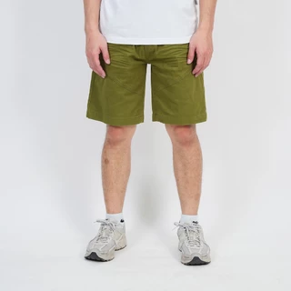 DAVIE JONES [BE FEARLESS] กางเกงขาสั้นผู้ชาย Slim Fit Shorts สีเขียวมะกอก เขียว กากี ดำ SH0014