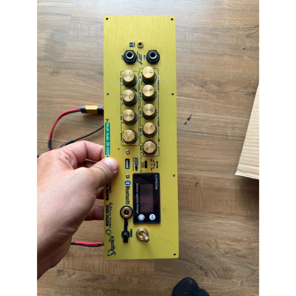 ชุดเพลทแอมป์ ZK AS21 2G  + ปรีไมค์ amp พร้อมใช้งาน