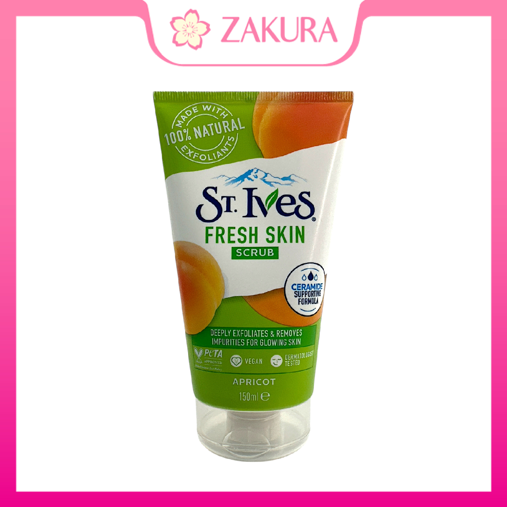 ST. IVES Fresh Skin Apricot Face Scrub / Blemish Control Apricot Facial Scrub 150ml
