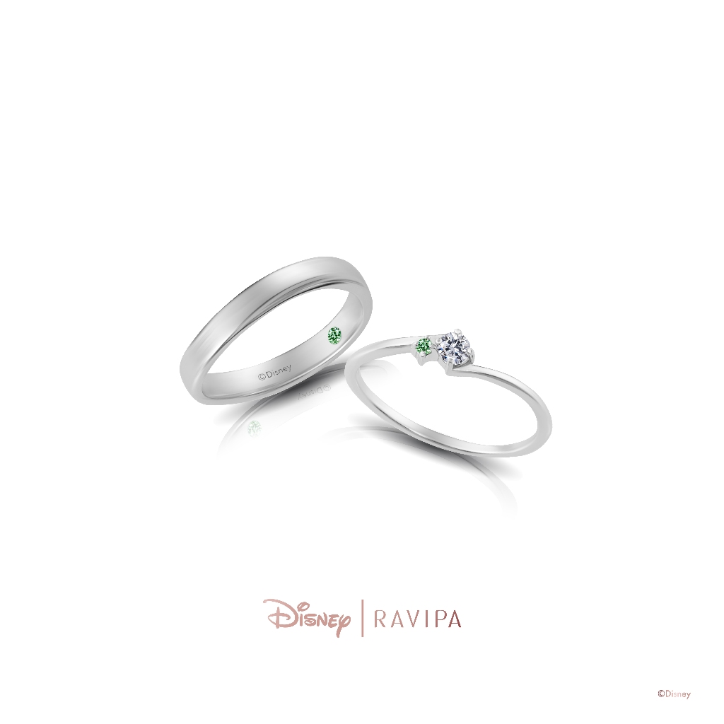 RAVIPA | Disney Princess Ariel & Prince Eric Couple Ring - แหวน