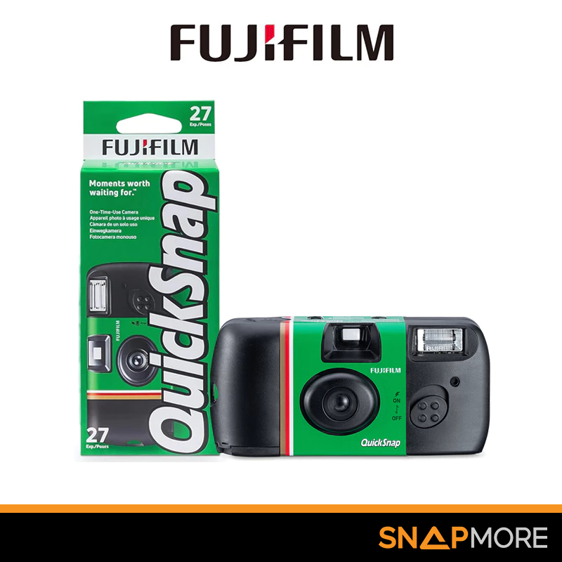 Fujifilm QuickSnap กล้องฟิล์มใช้แล้วทิ้ง FUJICOLOR QUICKSNAP FLASH SUPERIA 400 27 EXP Fuji QuickSnap Quick Snap