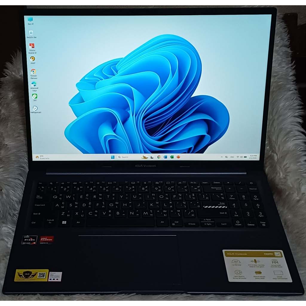 โน๊ตบุ๊คมือสอง สภาพดี Asus Vivobook 16 D1603QA-MB501WS    AMD Ryzen 5 5600H จอ 16 inch