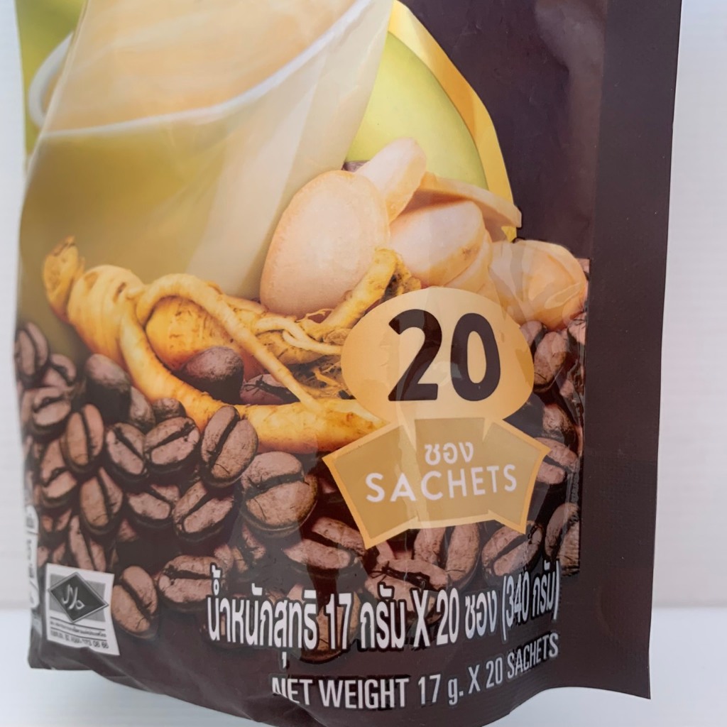 ซุปเปอร์ กาแฟปรุงสำเร็จผสมโสม ผง 3 in 1 น้ำหนัก 17กรัม X 20 ซอง 340 กรัม ราคา ถูกที่สุด ดีลบีเคเค แกลเลอรีภาพที่ 3