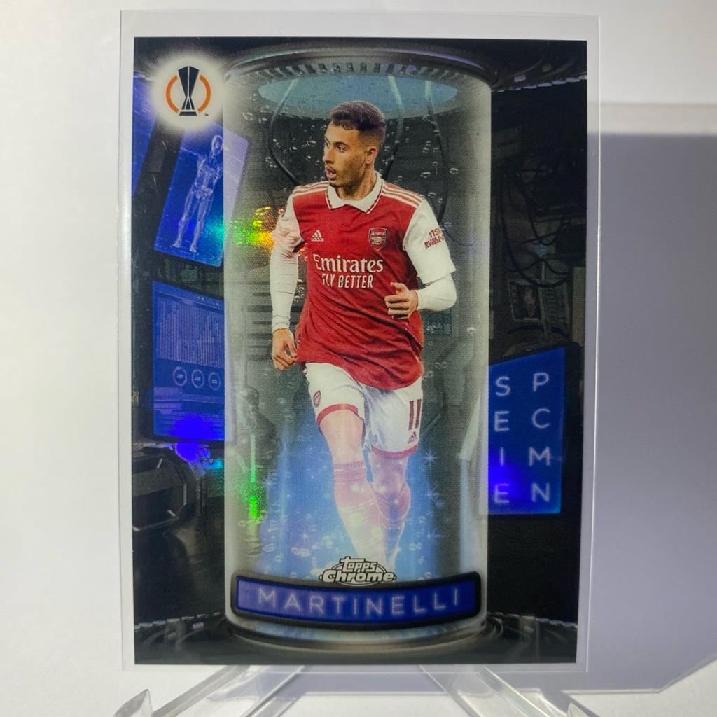 การ์ดนักฟุตบอล GABRIEL MARTINELLI , ARSENAL, TOPPS CHROME 2023