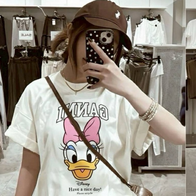 ((พร้อมส่ง)) เสื้อยืด Ganni สินค้านำเข้า