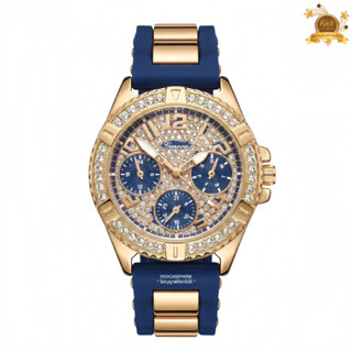 นาฬิกาข้อมือผู้หญิง GENEVA - เจนีวา แท้ รหัส GG85 หน้าปัดเพช…