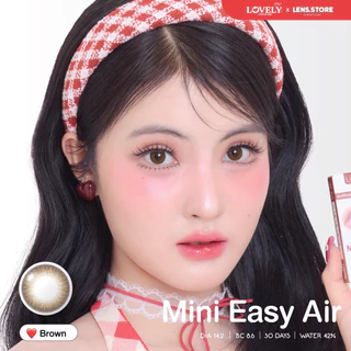 คอนแทคเลนส์รายเดือน LOVELYPLUS รุ่น MINI EASY AIR มินิอีซี่แอร์ เลนส์สไตล์เกาหลี เลนส์ตาหวาน ละมุน ดูเป็นธรรมชาติ