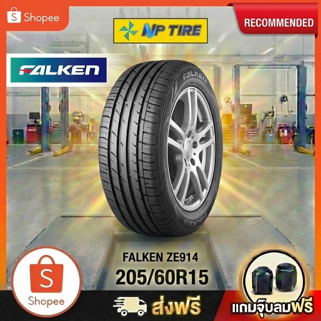 ยาง 205/60R15 FALKEN ZE914  ราคาต่อเส้น  ปี 2024