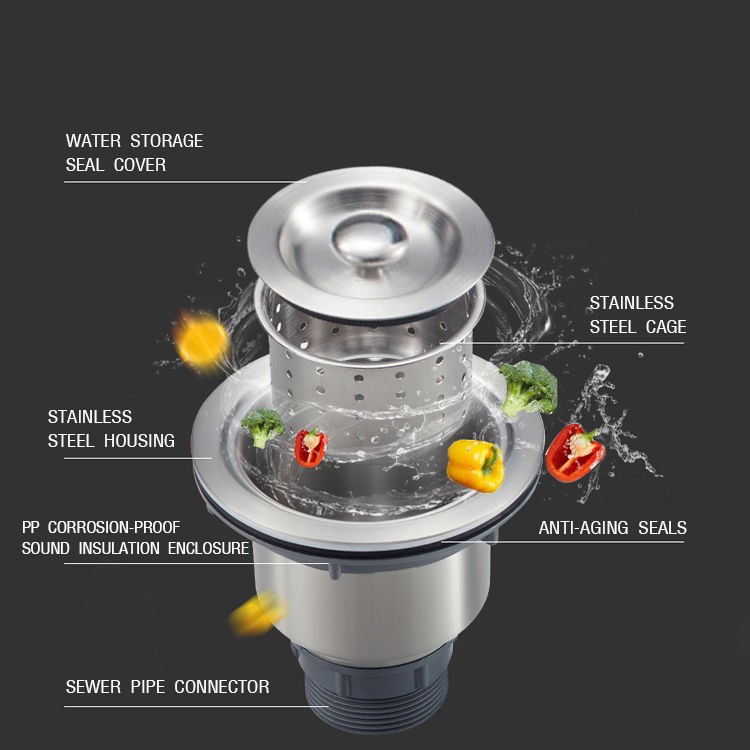 good.garden29-CROWN อ่างล้างจานพร้อมขาตั้ง 2 หลุมมีที่พัก 50x120x87ซม. SS2-12050 (1/2) ยอดขายอันดับ1 - รูปที่ 5
