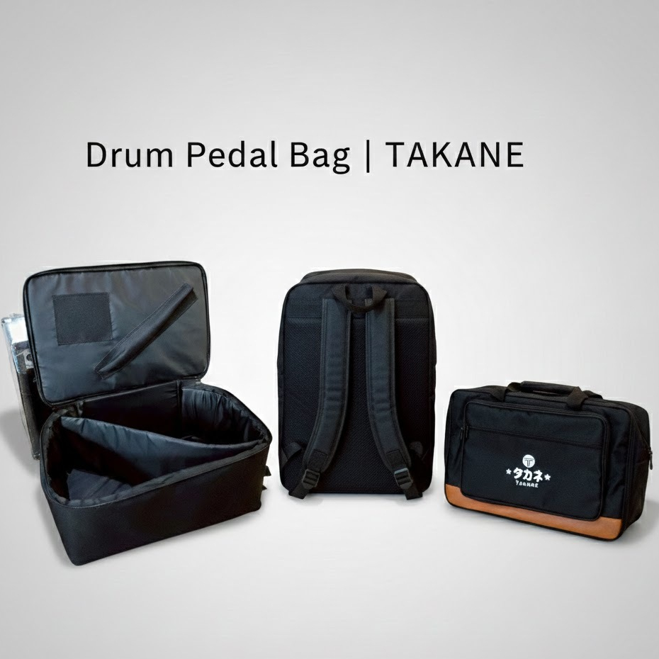 [ส่วนลด20%!!🔥] กระเป๋ากระเดื่อง บุฟองน้ำหนา Takane - Makana ใช้ได้ทั้งกระเดื่องเดี่ยว/คู่ วัสดุอย่างดี สายสะพายปรับได้