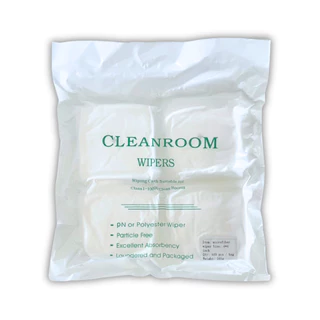 ผ้าไมโครไฟเบอร์ เช็ดหัวพิมพ์ ไร้ฝุ่น ทำความสะอาด Cleanroom Wiper Microfiber ขนาด 4x4 นิ้ว (400แผ่น)
