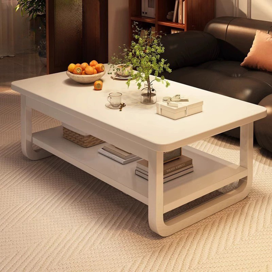 โต๊ะกลางโซฟา โต๊ะกาแฟลายห้องรับแขก Coffee Table ชั้นวางของ สวยมินิมอล รับน้ำหนักได้เยอะ