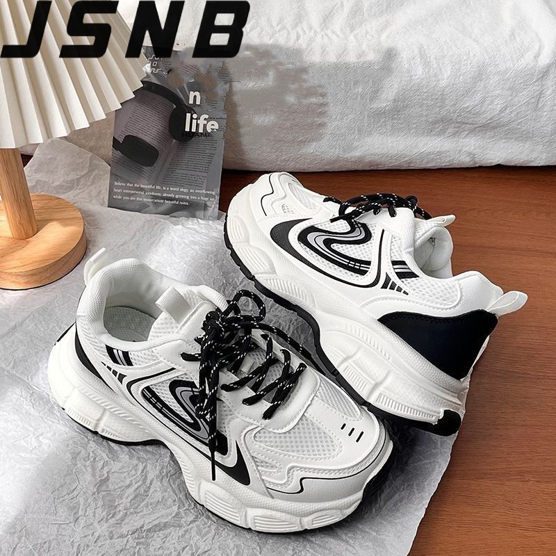 รองเท้าเกาหลี ไซส์ใหญ่ 36-42 - รองเท้าพื้นหนา น้ำหนักเบา สวมใส่สบาย ใส่เดินได้ทั้งวัน ใช้ได้ทุกโอกาส
