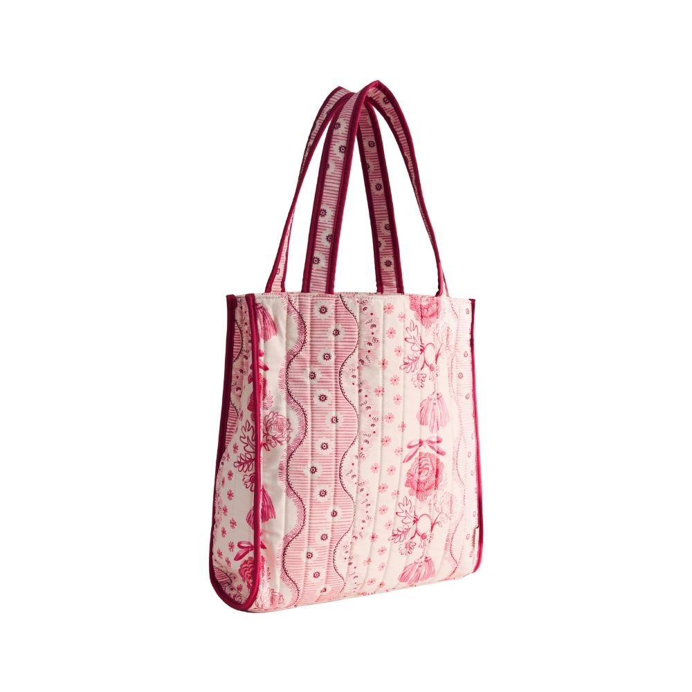Cath Kidston Female Large Bookbag Spitalfields Silk Pink