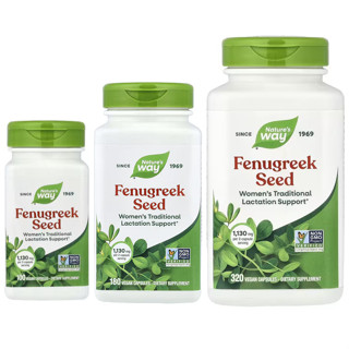 Nature's way Fenugreek Seed 1,130 mg 100/180 แคปซูล สำหรับคุ…
