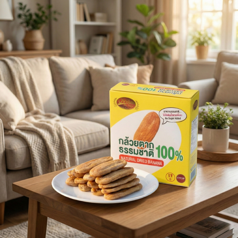 โปรสุดคุ้ม! กล้วยตากธรรมชาติ ออแกนิค 200 กรัม ส่งเร็ว