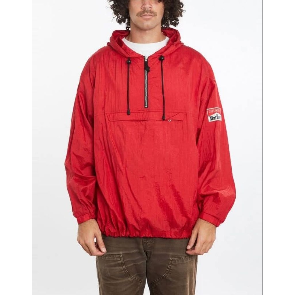 VTG 90's MALBORO UNLIMITED Pullover Rain Anorak