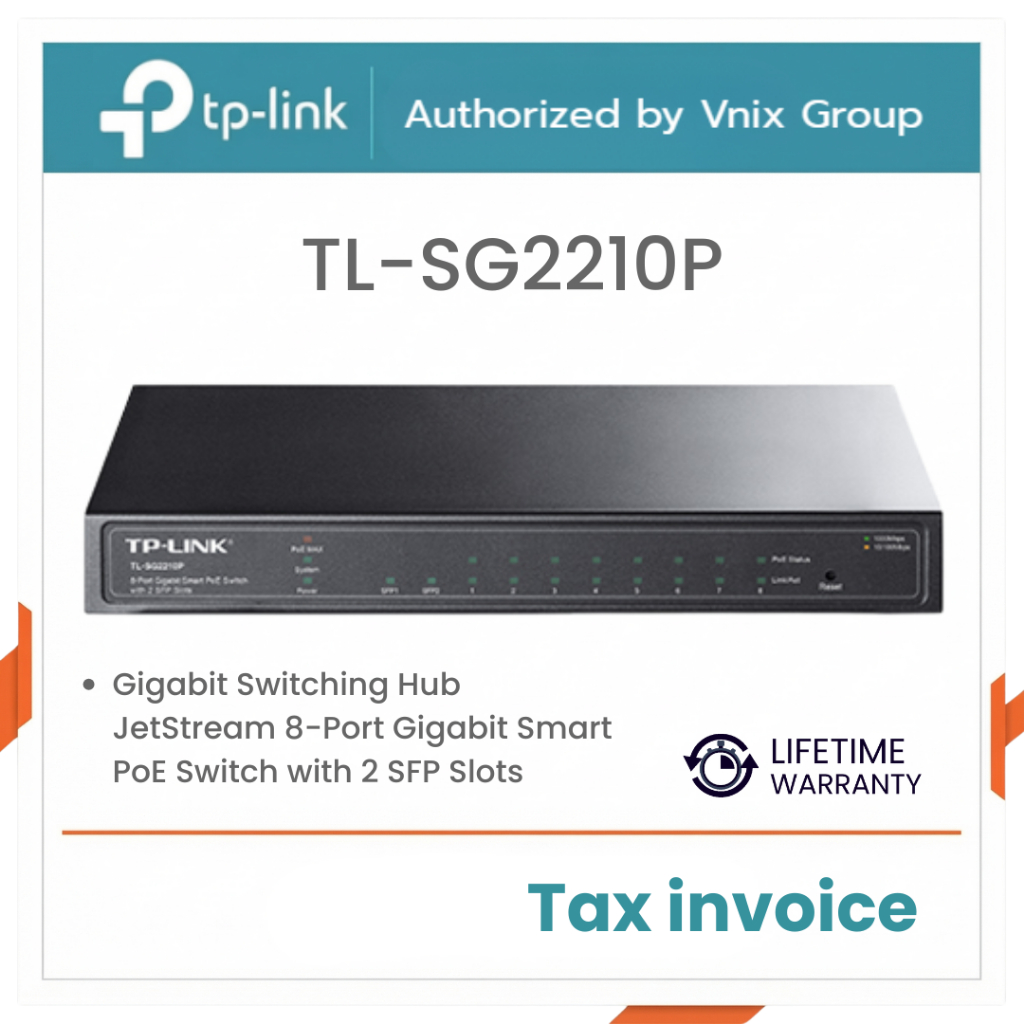TL-SG2210P TP-LINK Gigabit Switching Hub By Vnix Group