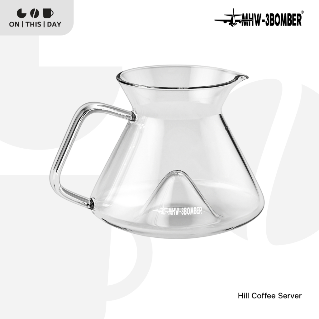 MHW-3BOMBER Hill Coffee Server เหยือกแก้วดริปกาแฟ ขนาด 360 / 600 ml