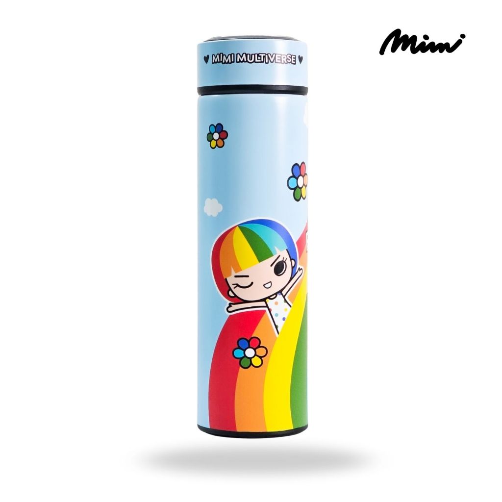 Mimi กระบอกน้ำเก็บอุณหภูมิ ไพร์ด มีมี่ บลู Pride Mimi Blue A9YOSB